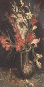 Vincent Van Gogh Vase with Red Gladioli (nn04) USA oil painting reproduction